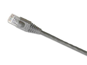Cable de Red Leviton Cat 5e UTP, 0.9m. Color Gris.