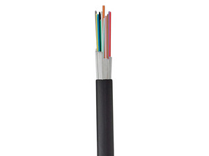 Cable de Fibra Óptica Leviton Monomodo, LSZH/OFNR, 12 hilos, Color Negro. (Venta por metro)