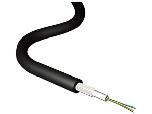 Cable de Fibra Óptica Leviton GFOM3UNI12LU-Eca-M de 12 hilos, Multimodo OM3. Color Negro.