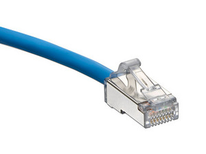 Cable Patch Leviton H6A10-03L, Cat6a, RJ-45 a RJ-45 (M-M), 90cm, Color Azul.
