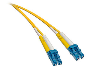 Jumper Monomodo de Fibra Óptica Leviton Duplex, Conector LC a LC (M-M) de 3m.
