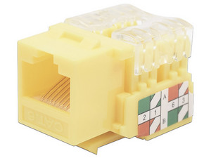 Jack LinkedPro LP-KJ-601-YE, Cat6, UTP. Color Amarillo.