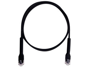 Cable de parcheo Ultra Slim LinkedPro, Longitud 0.5 m, Cat6, Color Negro.