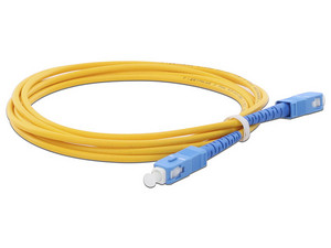 Jumper de Fibra Óptica LinkedPro LPSM3SCUSCUS3, Monomodo, SC/UPC, 3m, Color Amarillo.