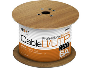 Bobina de Cable Nexxt Solutions Cat6 (UTP) Caja con 305 m. Color Gris.