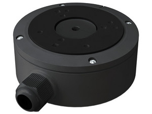 Caja de Conexiones Pequeña Provision PR-JB12IP66 Para Cámaras de Seguridad, Aprueba de Agua IP66, Color Negro.