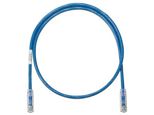 Cable de parcheo Panduit NK5EPC1BUY, Cat5e, 30cm. Color Azul