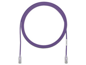 Cable de Red Panduit TX6, Cat6, UTP (M-M), 28 AWG, 2.1m. Color Violeta.