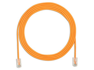 Cable de Parcheo PANDUIT UTP28X5OR, UTP Cat6A, Diámetro Reducido, Color Naranja.