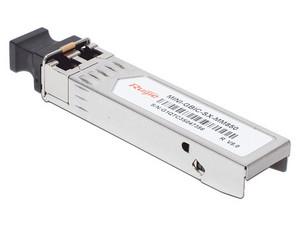 Transceptor para Fibra Óptica RUIJIE con Conector LC, Multimodo, Distancia de Hasta 550 m, Color Plateado.