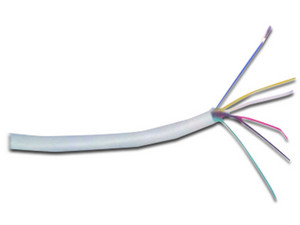Cable de alarma Saxxon, 100 metros, 22 AWG, recomendado para control de acceso, videoportero.