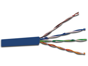 Bobina de Cable Cat6 (UTP) Caja con 305 m, Azul, 23 AWG, Sólido.
