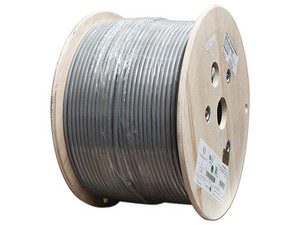 Bobina de Cable Blindado SIEMON 9A6M4-A5, UTP de 4 pares, Cat6A, 305m. Color Gris