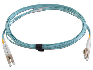 Jumper de Fibra Óptica Siemon FJ2-LCLC5V-03AQ, Multimodo, LC a LC Dúplex, 3m. Color Azul.