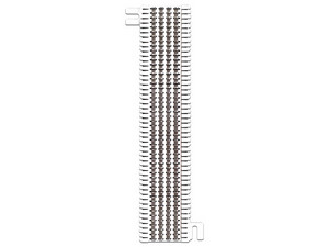 Panel de parcheo SIEMON M1-50, Conexión S66, Capacidad de 50 Pares, Cat5e, Para Cable Sólido 22 a 26 AWG.
