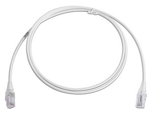 Cable de red SIEMON MC6-05-0228, Patch Cord MC6 Modular Cat6 UTP, CM/LS0H, 5ft, Color Blanco, Diámetro Reducido (28AWG).