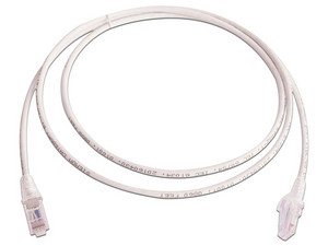 Cable de conexión Modular Siemon MC6, Cat6, CM/LS0H, Calibre 28 AWG, 1.5m. Color Blanco. Bulk.