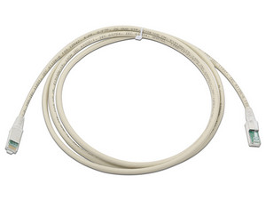 Cable Patch Cord Siemon Z-MAX de 2.13 m, Cat6a, S/FTP, CM/LS0H, Color Gris, (Versión Bulk).