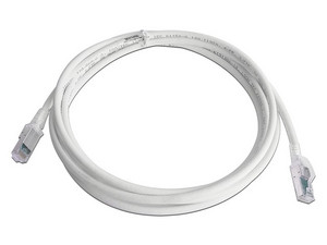 Cable de Red Siemon Z-MAX, Cat6A S/FTP, 3m, Color Blanco, Bulk.