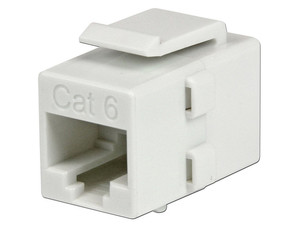 Acoplador en Línea para cables RJ-45 Cat6.