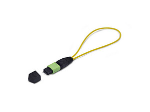 Adaptador Bucle Invertido StarTech LOOPBACKMTP12OS2SMM, Monomodo MTP/MPO, Color Amarillo.