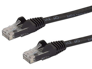 Cable de red StarTech, Cat6, UTP, RJ-45 (M-M), 1m, Negro.