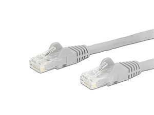 Cable de Red STARTECH Cat6 UTP, 1m, Color Blanco.