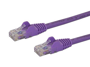 Cable de Red StarTech Cat6 UTP, 30cm. Color Morado.