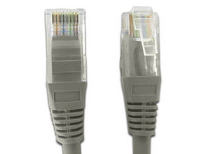 Cable de Red TVC P61UG, Cat6 UTP, 1m. Color Gris.