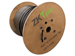 Cable de Fibra Óptica ZKTeco, Loose Tube Dieléctrico, 6 Hilos, Multimodo OM3 50/125, Interior y Exterior, OFNR Plenum, Carrete 2 km.