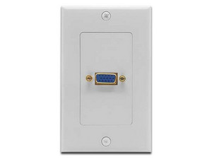 Tapa de pared Brobotix 045687 VGA (H-H). Color Blanco.