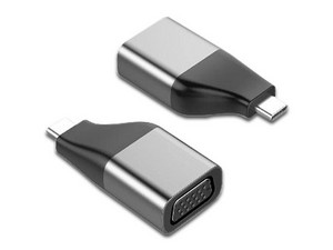 Adaptador BRobotix USB-C (M) a SVGA (H), Color Gris.