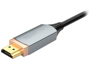 Cable de Video de Fibra Óptica Epcom EP-FOH-8K-15M de Conector HDMI Macho a HDMI Macho, Versión 2.1, 8K, 15m. Color Negro.