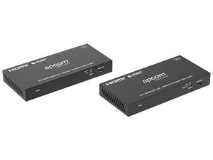 Extensor HDMI EPCOM EPC-EHB70ARC, HDMI, hasta 70m en 4K@60Hz, Compatible con Cat5e. Color Negro.