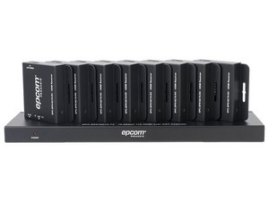 Divisor Splitter HDMI de 1 Entrada y 8 Salidas EPCOM EPC-SP918C70, Resolución Ultra HD 4K, Hasta 70m en 1080P, De HDMI A RJ-45 Cat6. Color Negro.