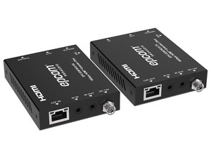 Extensor HDMI EPCOM EPCEDB70CG, HDMI 4K@60Hz, PoC Bidireccional, Transmisión hasta 70m por CAT6. Color Negro.