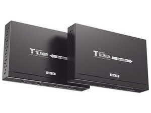 Kit Extensor Matricial HDMI Epcom TT-683-MATRIX-4.0 para distancias de 120 m, Resolución 4K 30Hz, Cat 5e/6. Color Negro