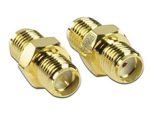 Adaptador en Línea Epcom TT-COU-SMA-RPF-SF de Conector SMA Hembra Inverso a SMA Hembra, Color Dorado.