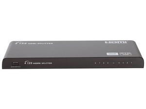 Divisor Splitter HDMI 4K Epcom de 8 puertos, Ajuste de resoluciones EDID.