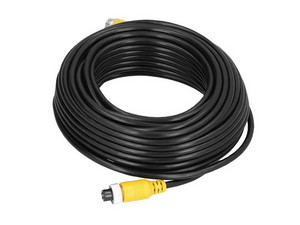 Cable Extensor EPCOM XMREXT7MV3 de 7 m con Conector Tipo Aviación de 4 Pines. Material de PVC, Diseño en Negro y Amarillo. Ideal para Videovigilancia Móvil.