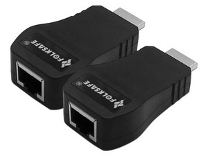 Kit Extensor de Video HDMI FS-HD2000E de hasta 50m con Cable UTP Cat5e y hasta 60m con UTP Cat6.