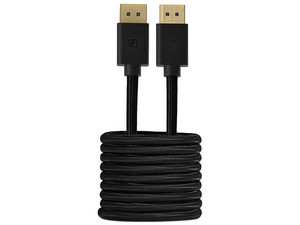 Cable Game Factor DisplayPort 1.4, macho a macho, 4K, 2 metros, con chapado de oro 24K, modelo DTD400.
