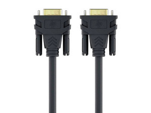 Cable de Video HP DHC-VG100-1M de Conector VGA Macho a VGA Macho, 1m. Color Negro.