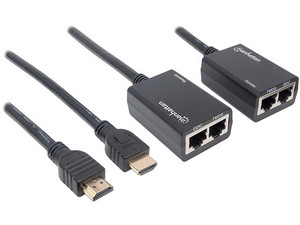 Kit extensor Manhattan para video HDMI a través de Cat5e/Cat6.