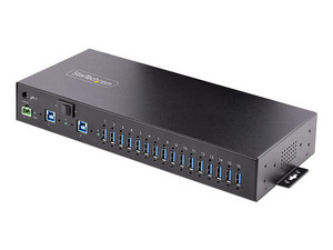 Hub USB StarTech 16 en 1 de USB Tipo B a USB-A 3.0, cable host de 3m, Color Negro.