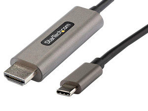 Cable adaptador de video StarTech de USB-C (M) a HDMI (M) de 3m.