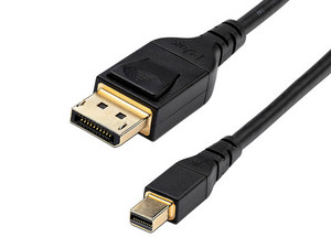 Cable de video StarTech de DisplayPort 1.4 (M) a Mini DisplayPort (M), 2m.