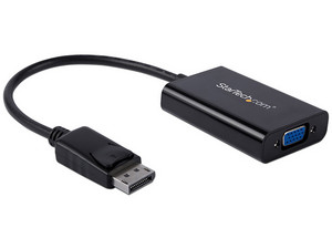 Adaptador de video DisplayPort a VGA con audio.