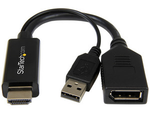 Convertidor HDMI 2.1 a DisplayPort 1.2 4K.