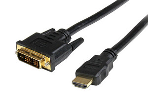 Cable adaptador Startech de HDMI(M) a DVI (M), 3m. Color Negro.
